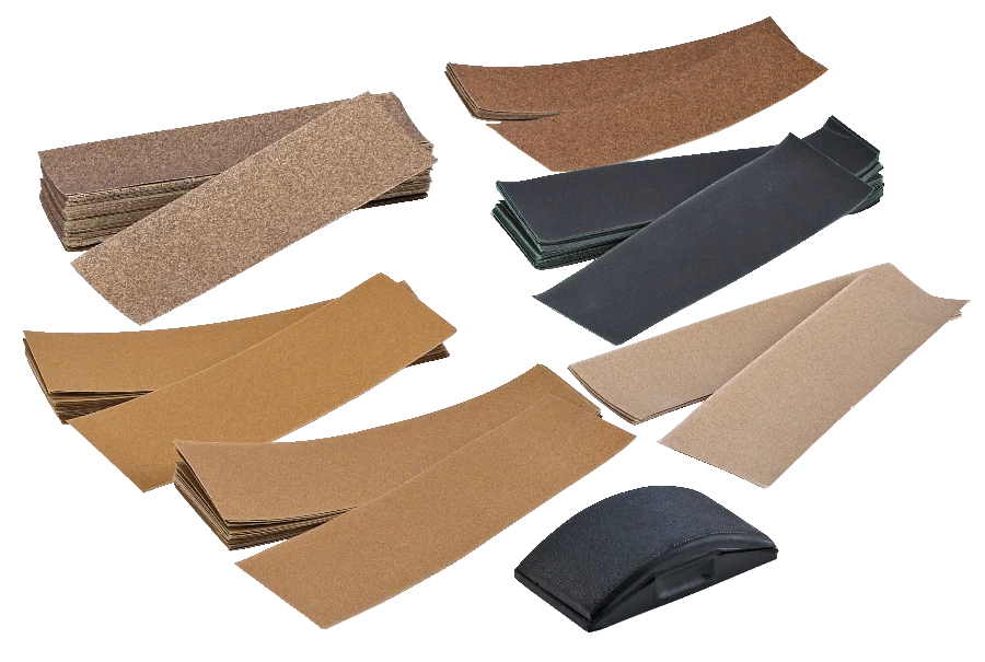 Mastercraft Sandpaper Kit With Sanding Block For Wood, Metal, Plastic, 201-pc - Image 2