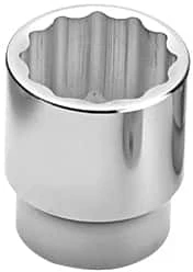 Mastercraft 3/4-in Drive Socket, CRV, Nickel Plating, Assorted Sizes