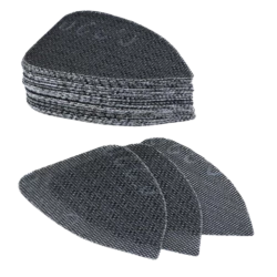 Mastercraft MAXIMUM Assorted Grit Carbide Mesh Detailed Sanding Sheet Set For Wood, Metal, Plastic, 30-pc