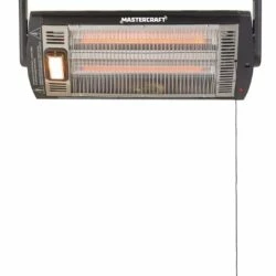 Mastercraft Ceiling Mount Electric Radiant Heater, 1500W, Black