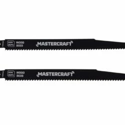 Mastercraft 9-in 6 TPI Cobalt Reciprocating Saw Blades For Wood, 2-pk