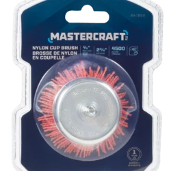 Mastercraft 2-3/4-in Nylon Cup Brush 1/4-in Arbor, For Wood, Metal, Plastic, Dry Use
