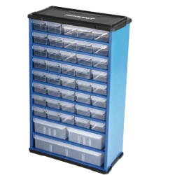 Mastercraft Metal Stackable Wall-Mountable 43-Drawers Cabinet, 20x12x6-in