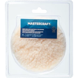 Mastercraft 5-in Hook & Loop Lambswool Bonnet Drill/Polisher Kit