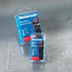 Mastercraft 1/8-in Long Steel Blind / Pop Rivets, 100-pk, Assorted Sizes
