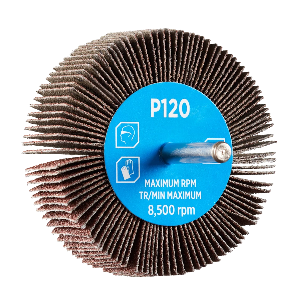 Mastercraft Wolfcraft Mini Abrasive Flap Brush, 3-in - Image 3