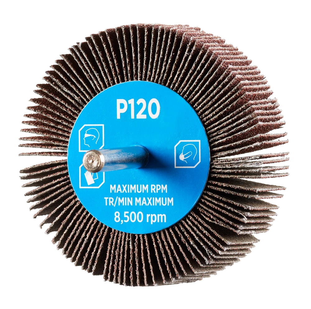 Mastercraft Wolfcraft Mini Abrasive Flap Brush, 3-in - Image 2