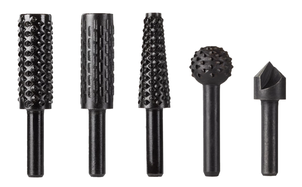 Mastercraft Rotary Rasp And Countersink Set For Wood, Plastic, Dry Use, 5-pc - Image 2