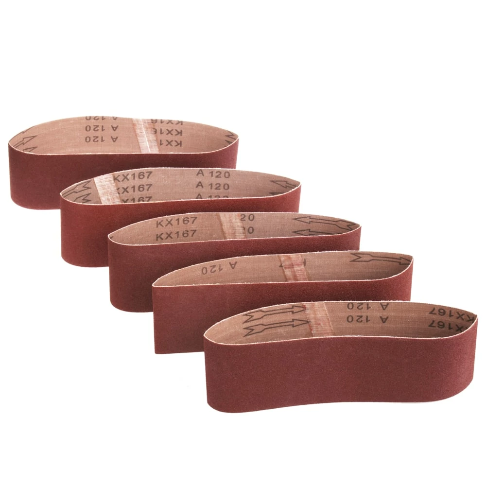 Mastercraft 4 X 21-in Aluminum Oxide Sanding Belts For Wood, Metal, 5-pk - Image 2