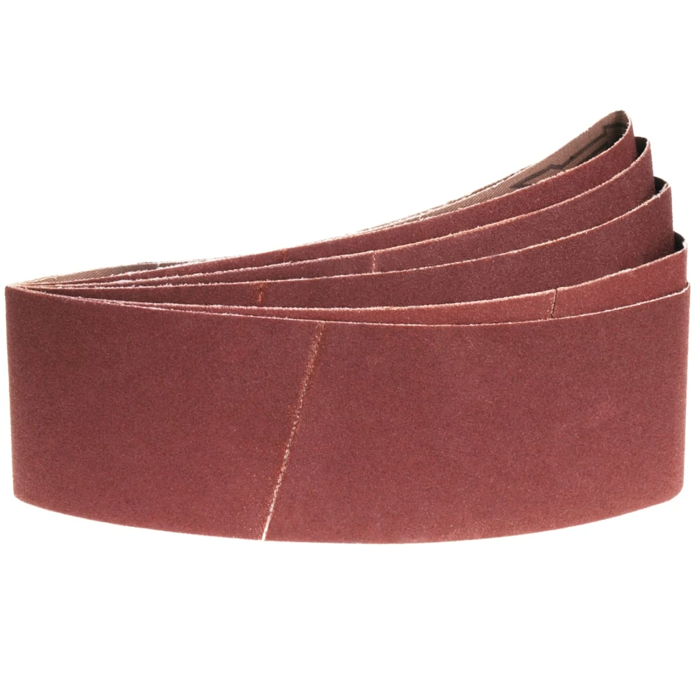 Mastercraft 4 X 21-in Aluminum Oxide Sanding Belts For Wood, Metal, 5-pk