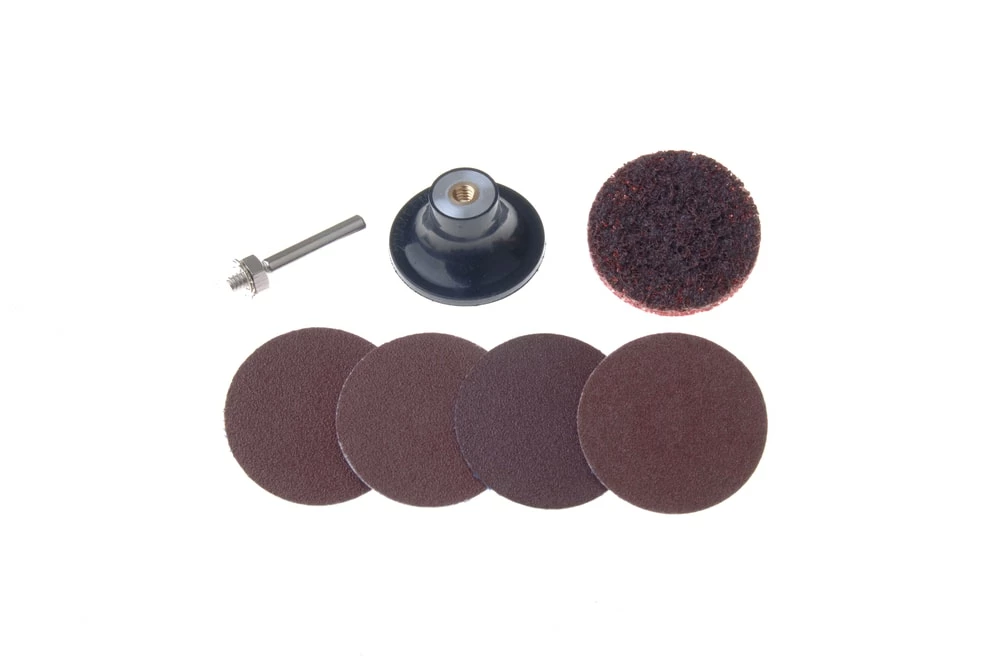 Mastercraft 2-in Twist Lock Aluminum Oxide Sanding Disc Set, 6-pc - Image 4