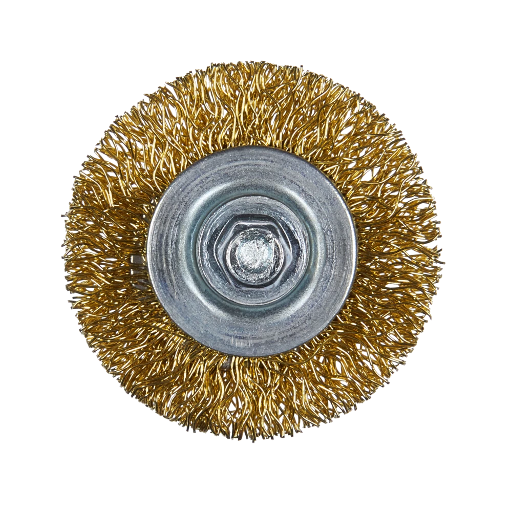 Mastercraft 1.5-in Coarse Wire Wheel Brush 1/4-in Arbor, For Wood, Metal & Dry Use - Image 4