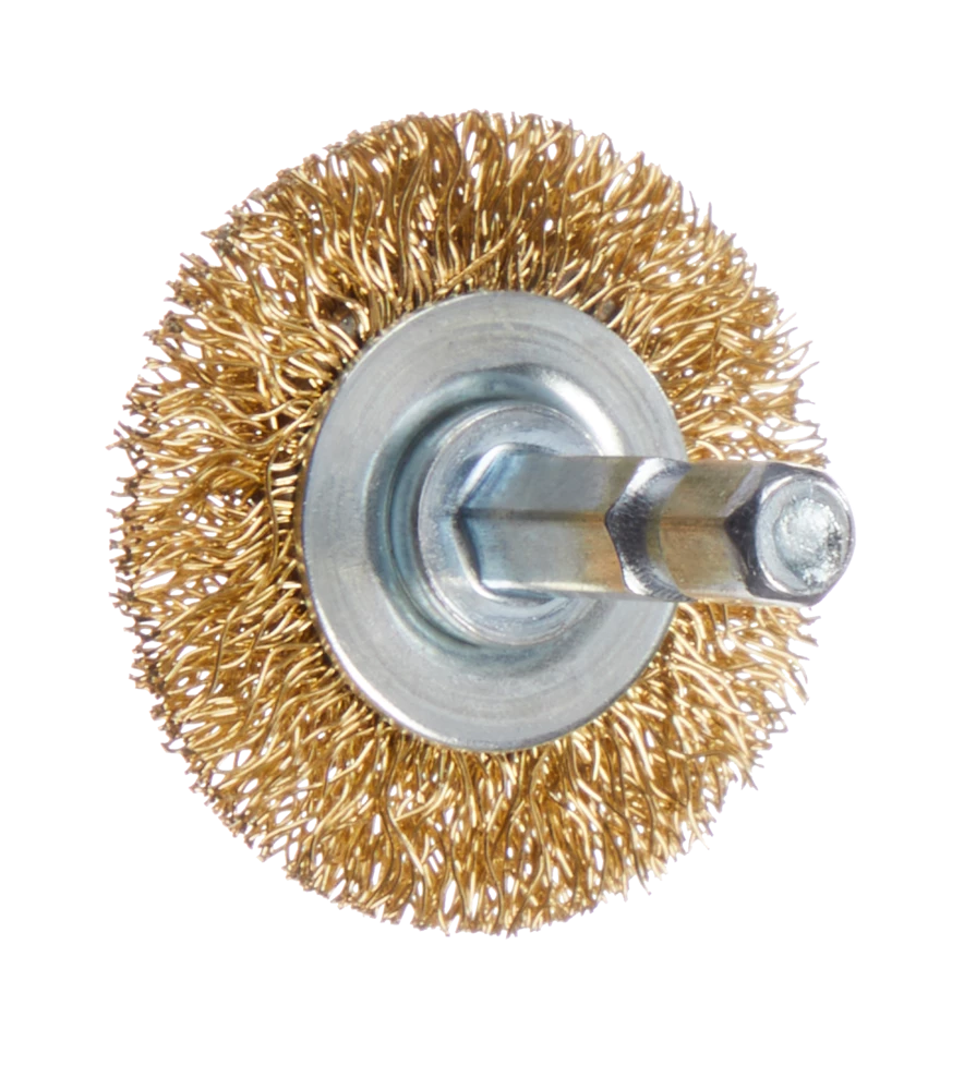 Mastercraft 1.5-in Coarse Wire Wheel Brush 1/4-in Arbor, For Wood, Metal & Dry Use - Image 3