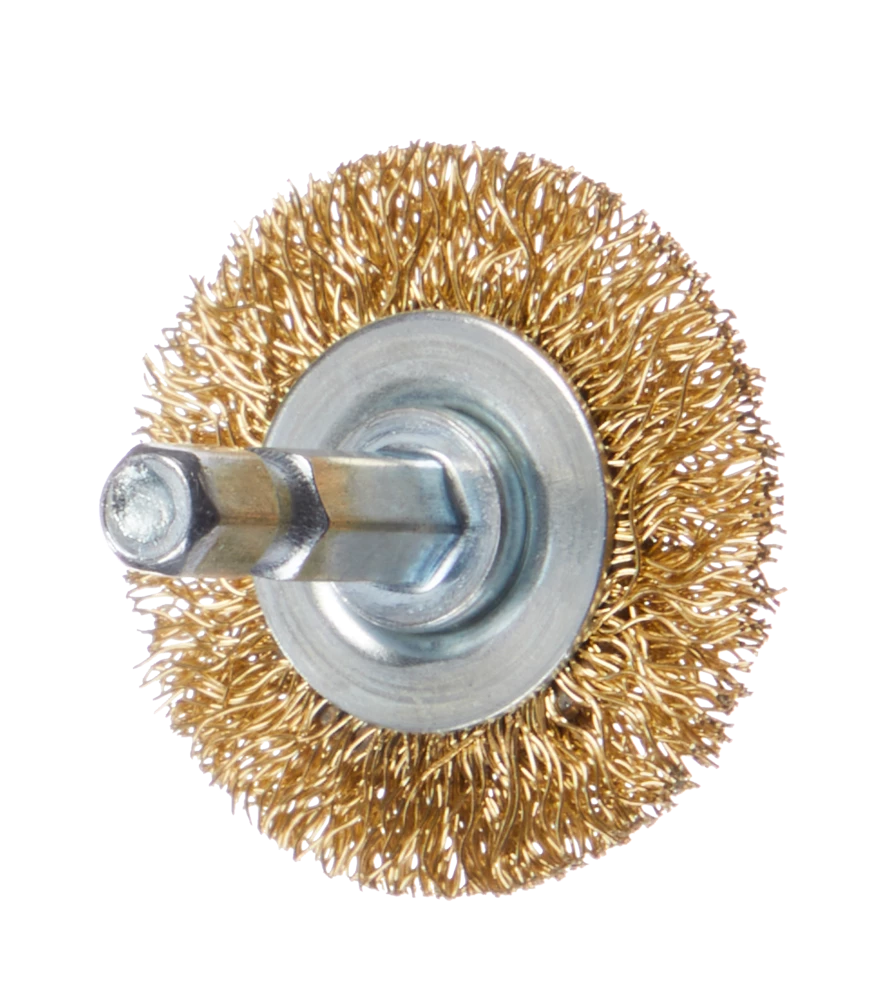 Mastercraft 1.5-in Coarse Wire Wheel Brush 1/4-in Arbor, For Wood, Metal & Dry Use - Image 2